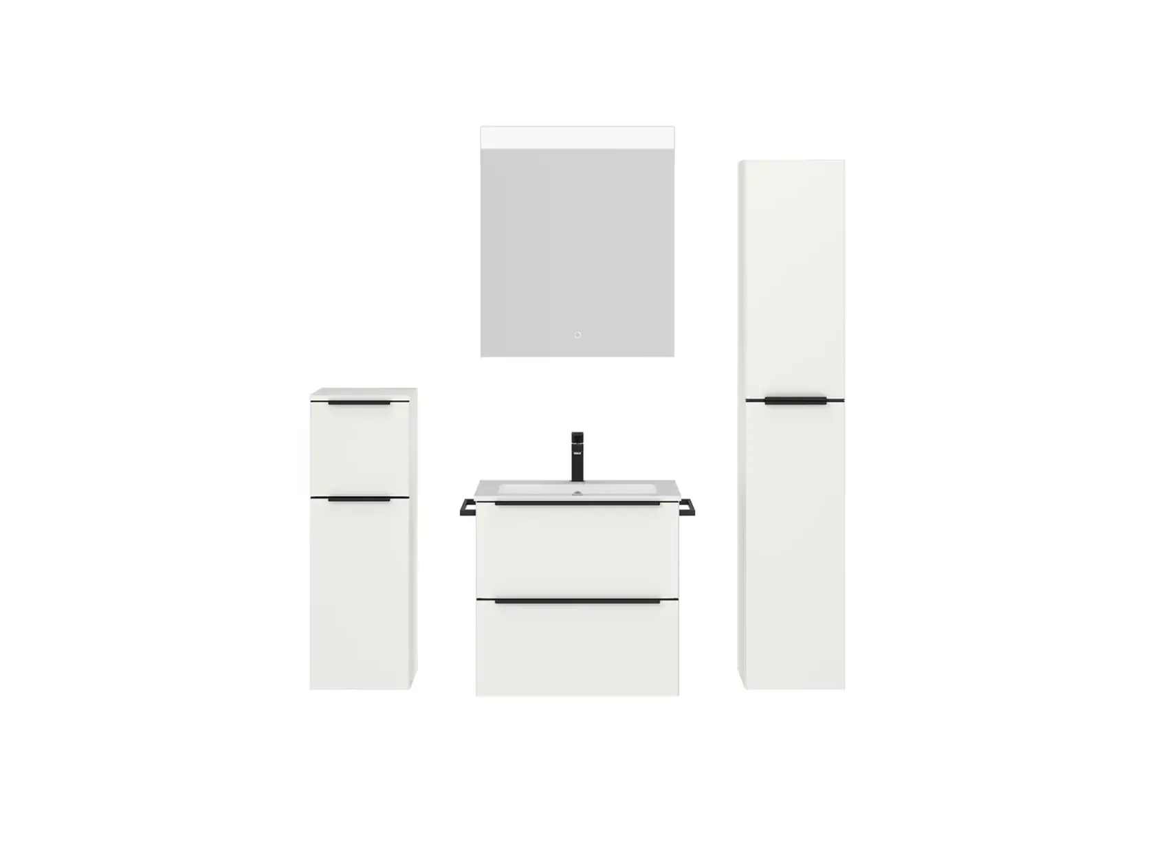 Keo Servantskap med overflatespeil og tilleggs-møbler 1