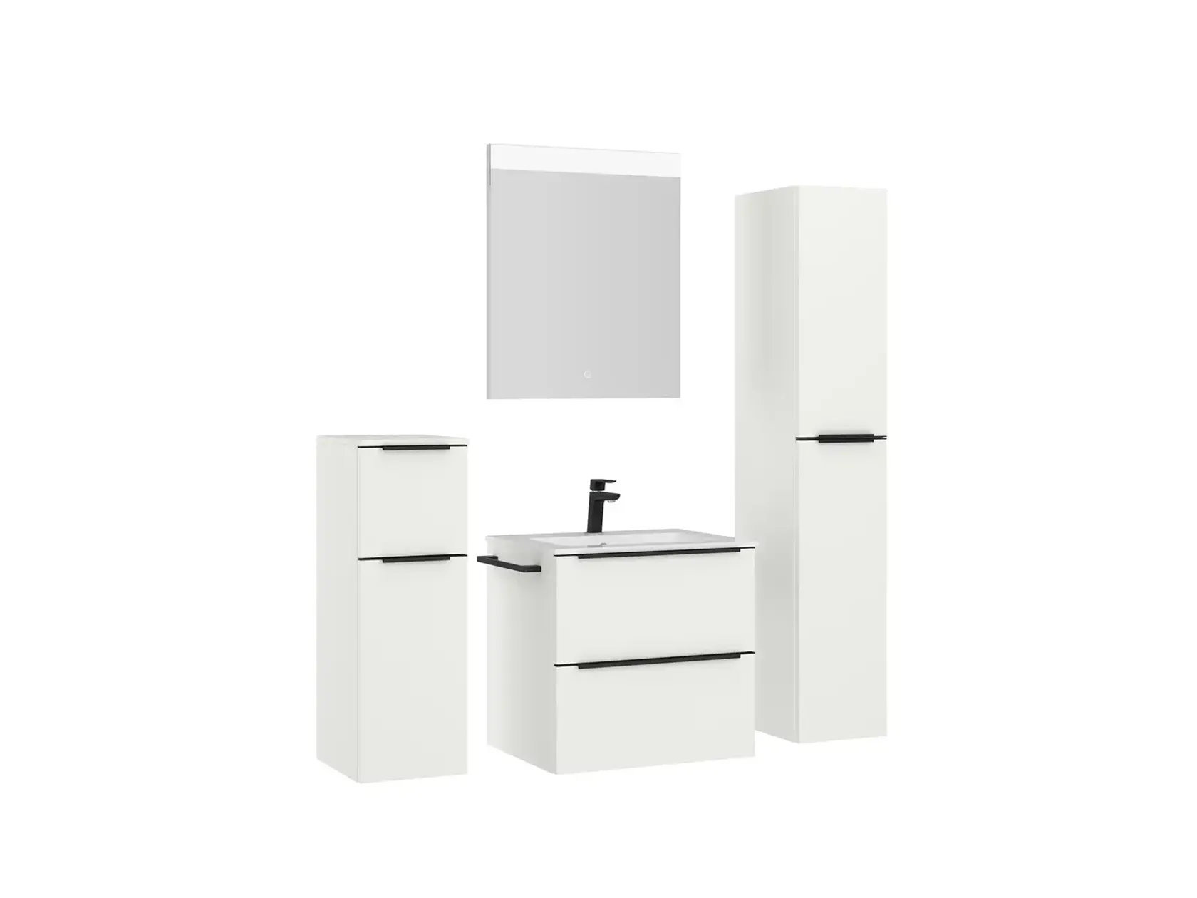 Keo Servantskap med overflatespeil og tilleggs-møbler 3