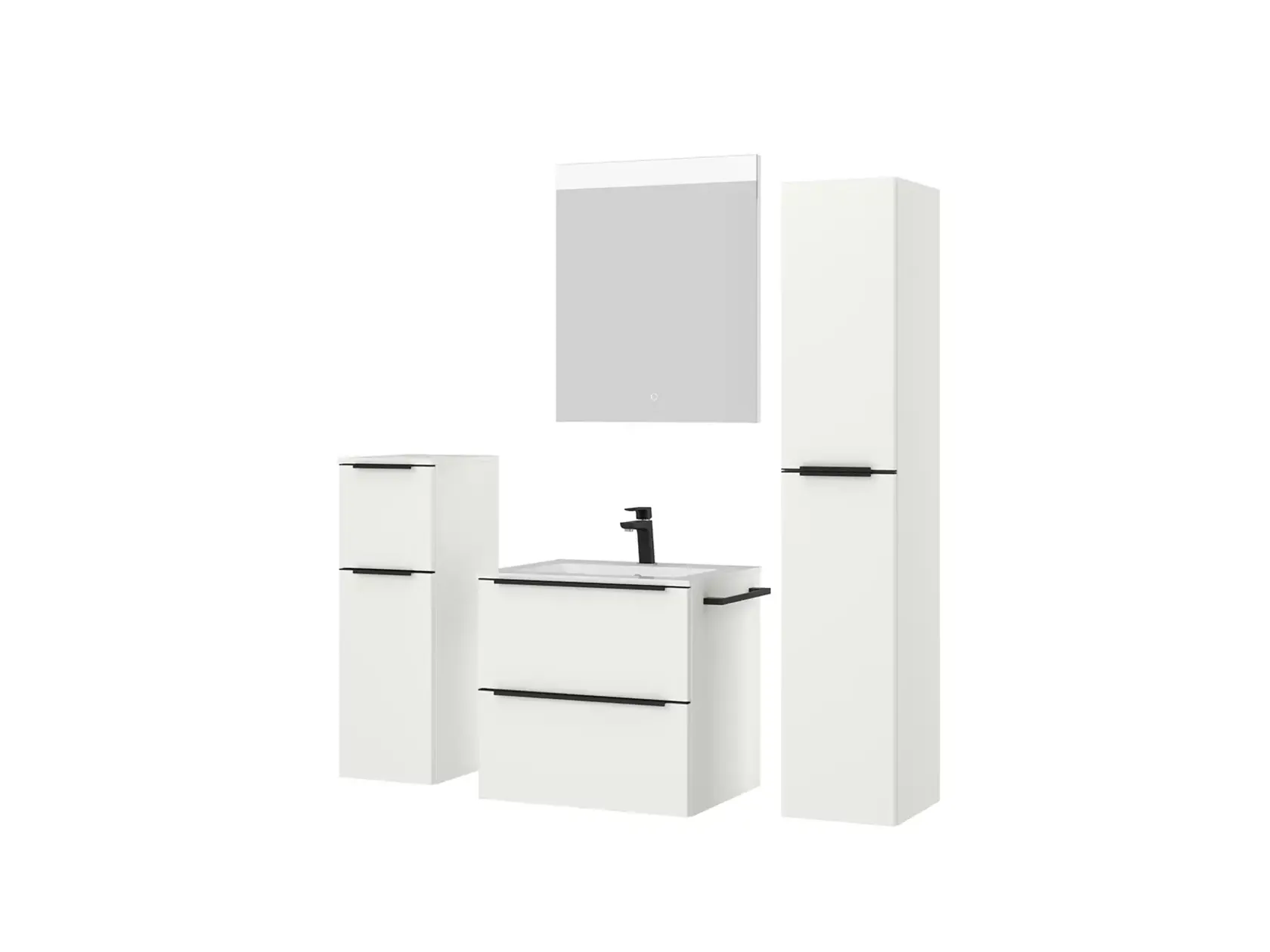 Keo Servantskap med overflatespeil og tilleggs-møbler 5