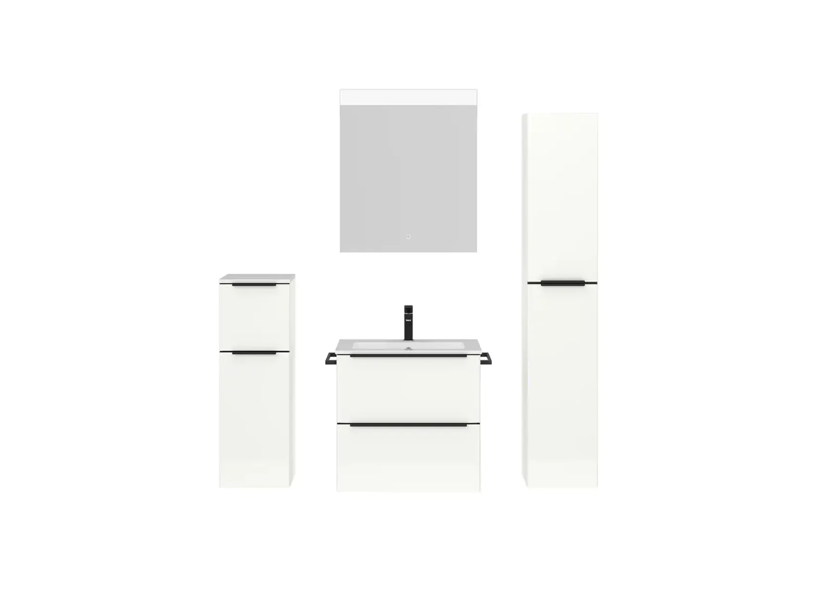 Keo Servantskap med overflatespeil og tilleggs-møbler 1