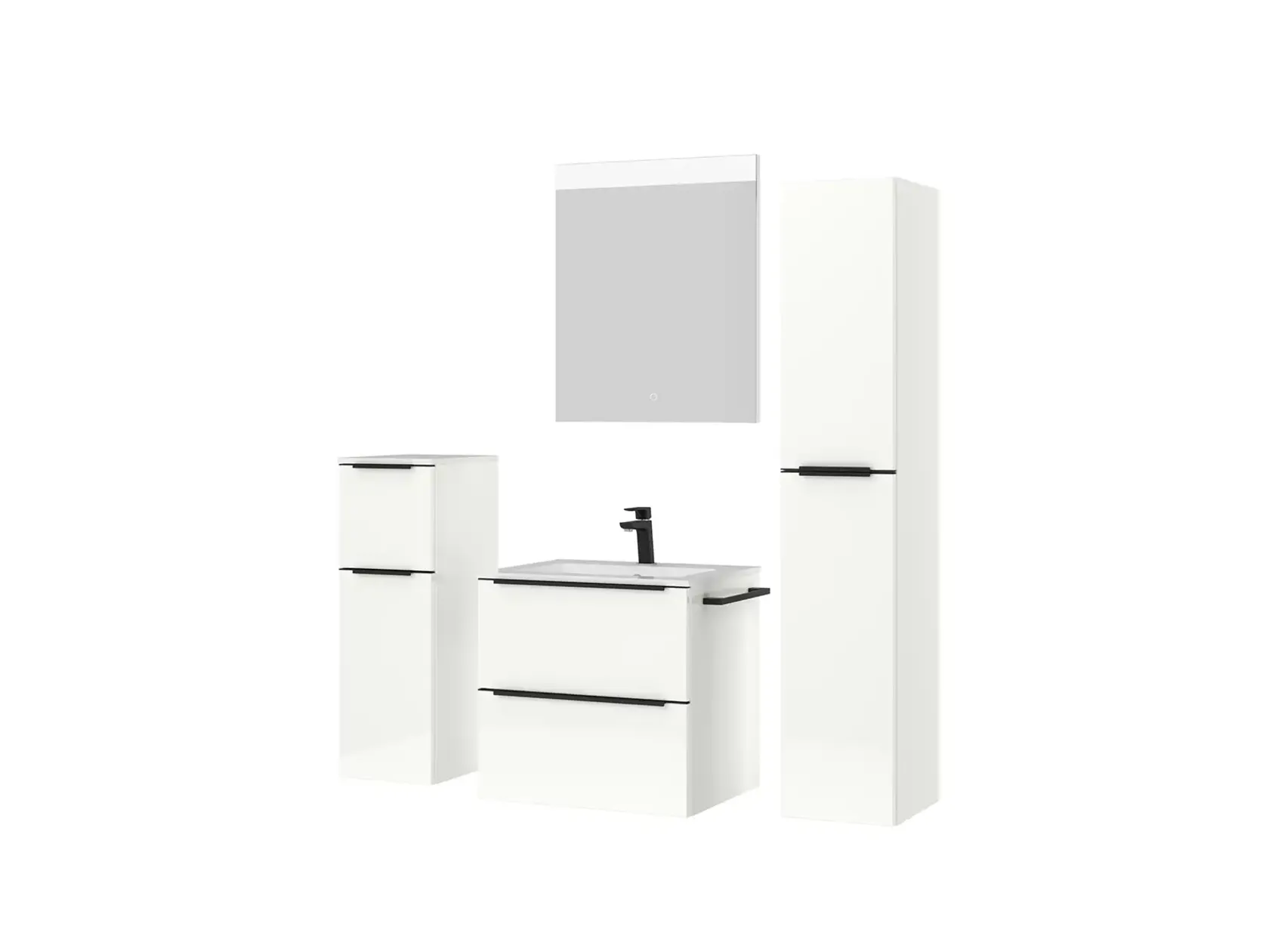 Keo Servantskap med overflatespeil og tilleggs-møbler 5