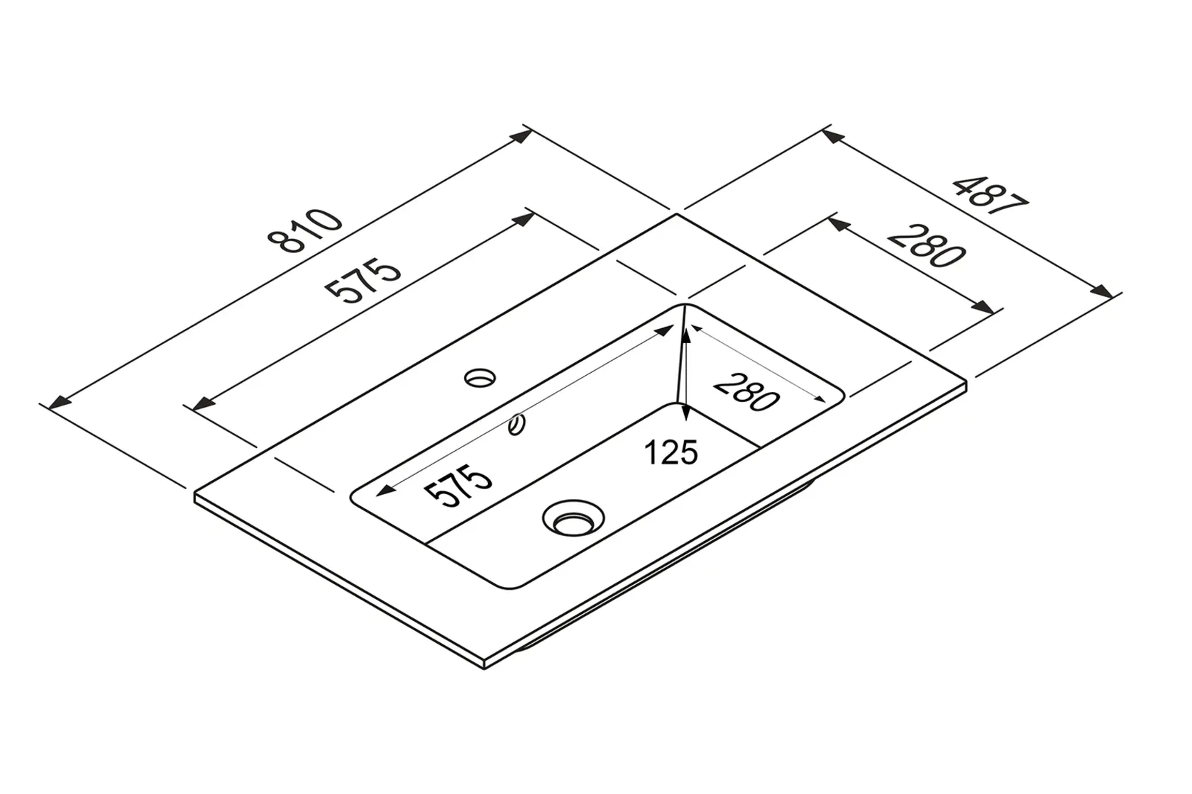 Keo Servantskap med overflatespeil og tilleggs-møbler 6