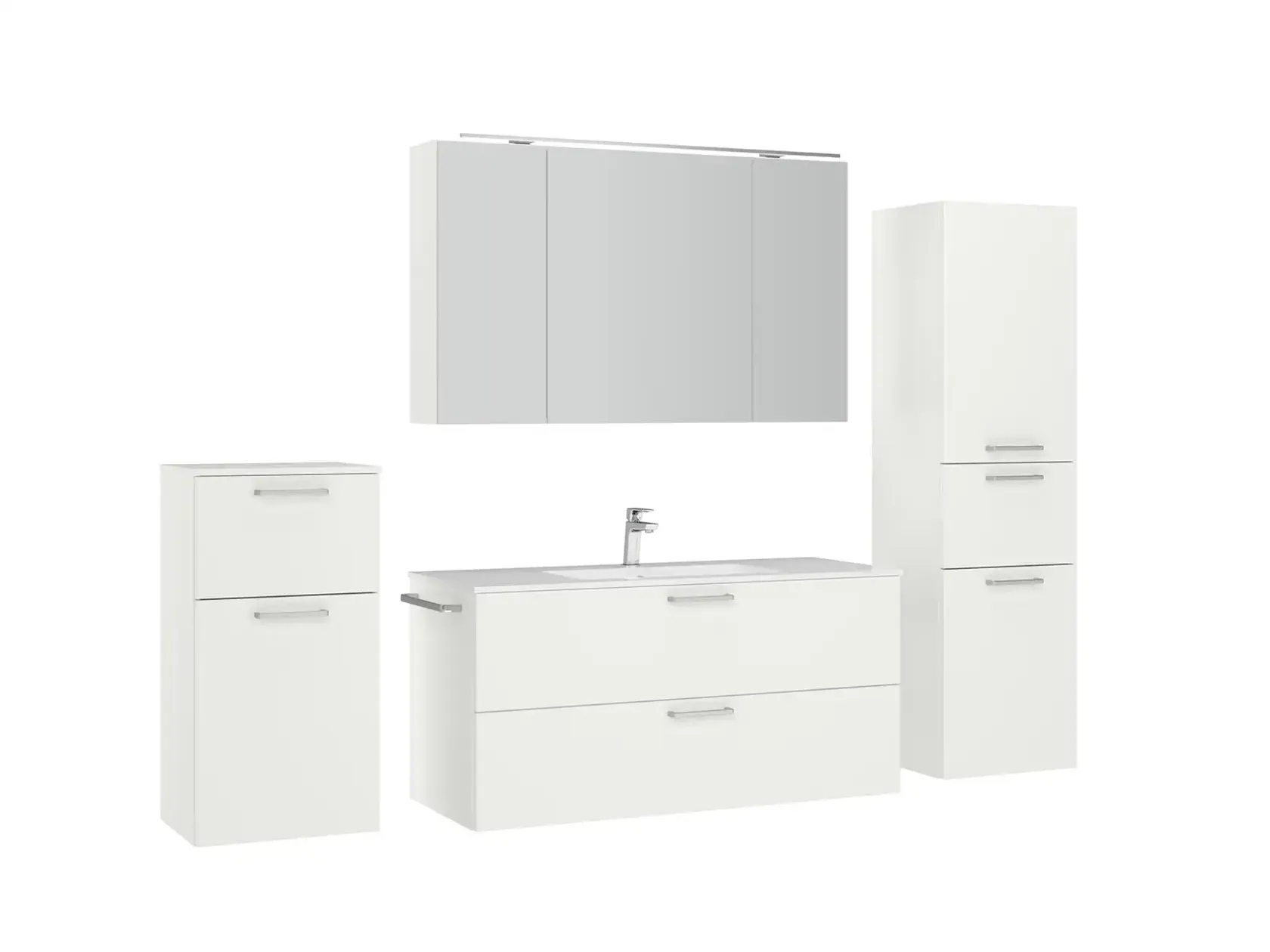 Keo Servantskap med overflatespeil og tilleggs-møbler 3