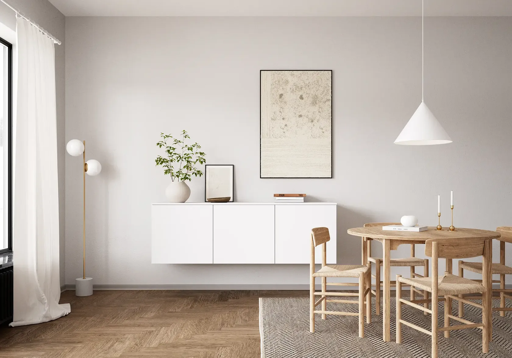 Keo Lavbord Alpin hvit 180 cm 0