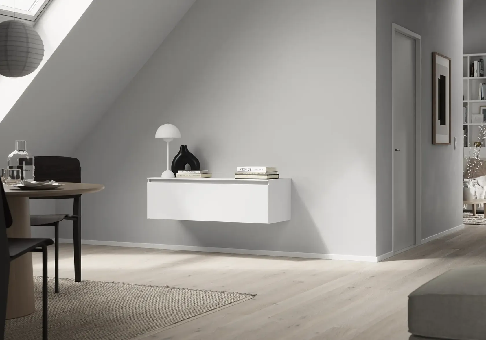 Keo Lavbord Alpin hvit 120 cm 0