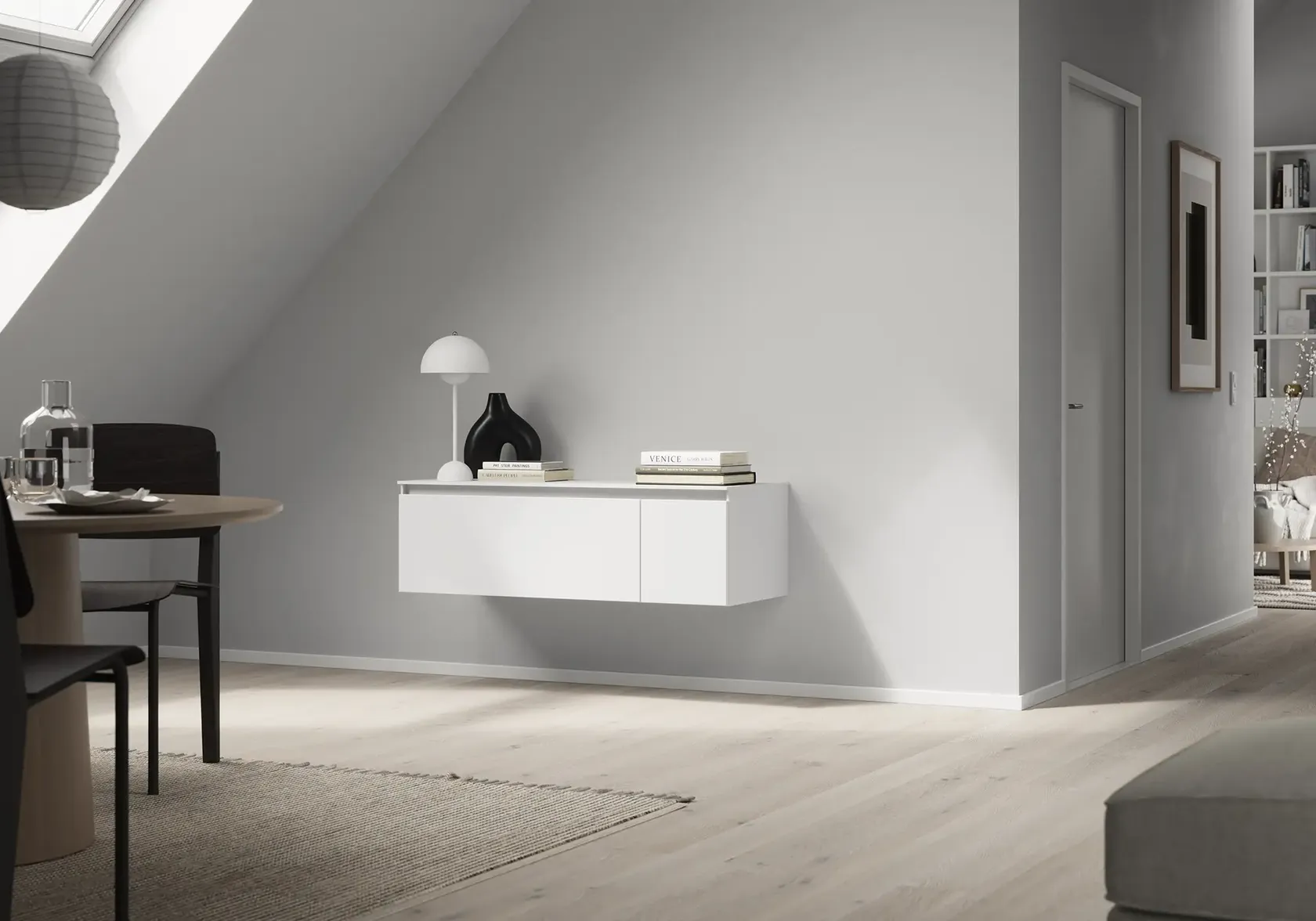 Keo Lavbord Alpin hvit 120 cm 0