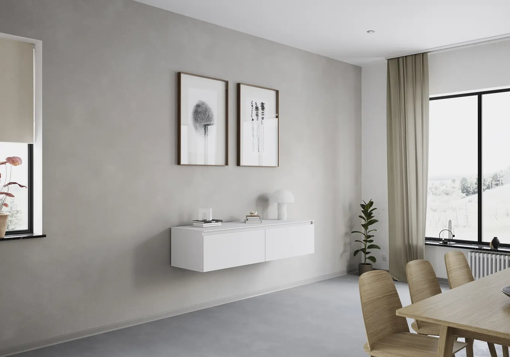 Keo Lavbord Alpin hvit 160 cm 0