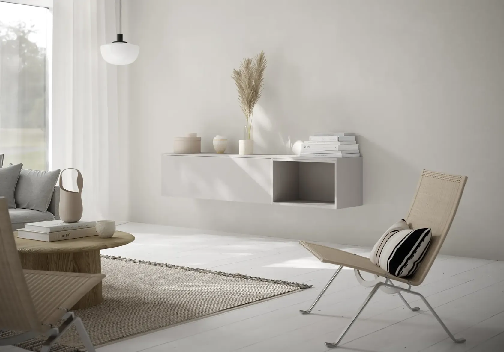 Keo Vegghylle Satin grå 180 cm 0