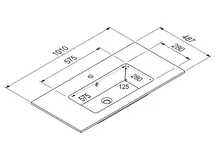 Keo Servantskap med overflatespeil og tilleggs-møbler 3