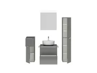 Keo Servantskap med overflatespeil og tilleggs-møbler 2