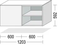 Keo Lavbord Alpin hvit 120 cm 1
