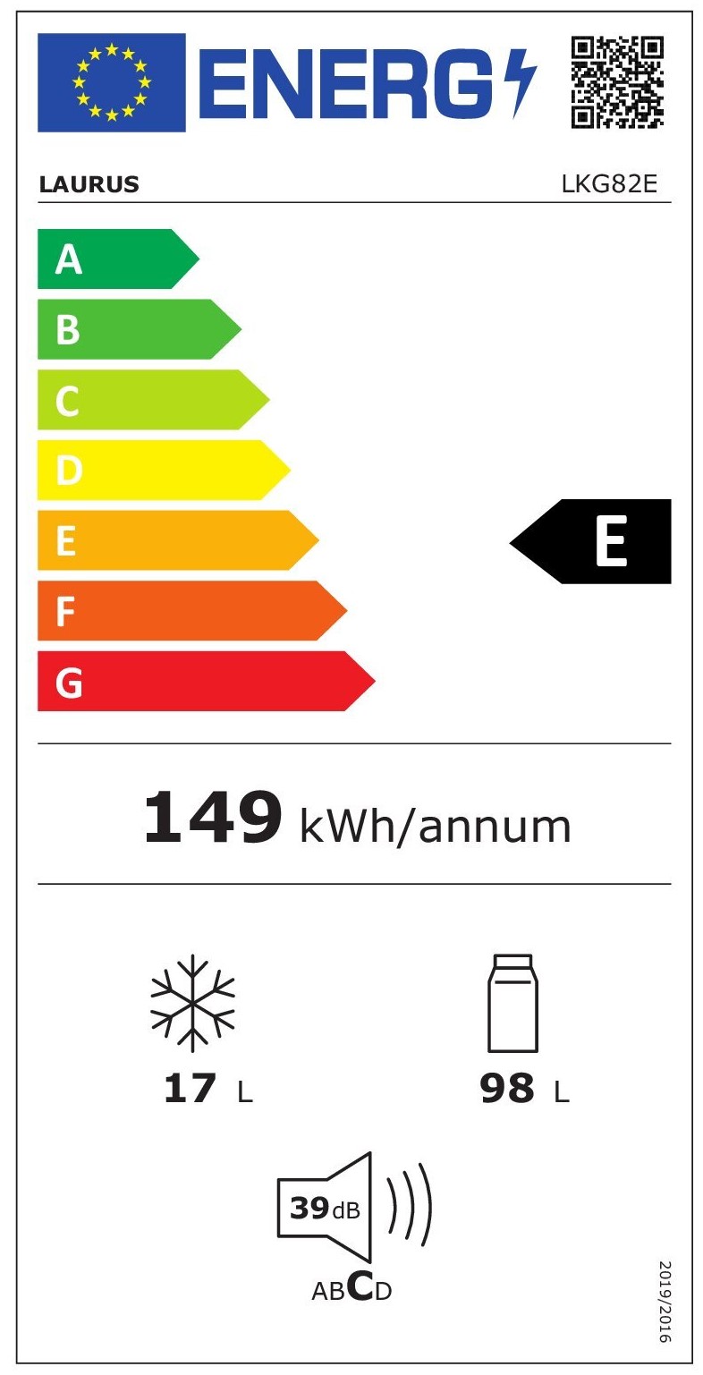 Laurus LKG82E Energimerke